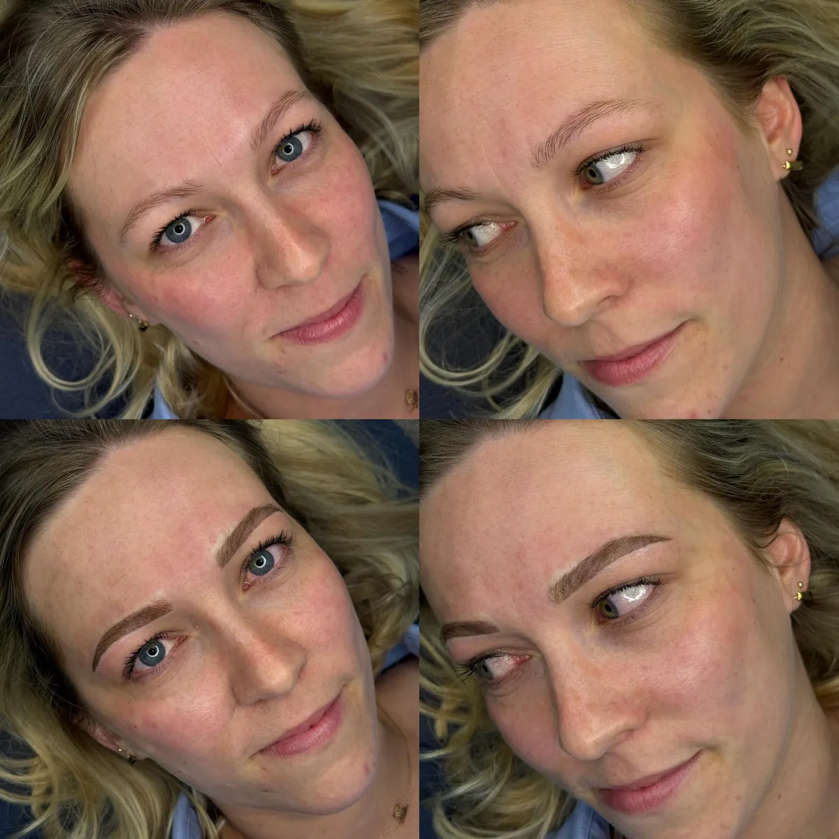 Wenkbrauwen voor en na powderbrows